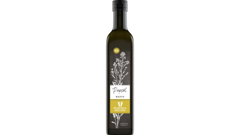 Rapsöl nativ, EG-Bio 500 ml von Ölmühle Solling Gallerie Bild 1