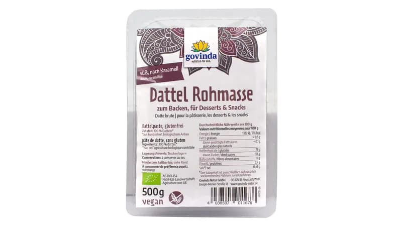 Dattelpaste von Govinda Natur GmbH