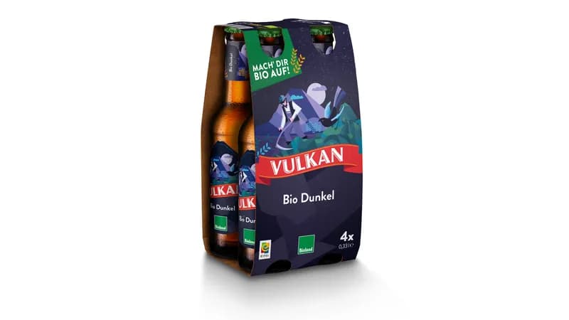 Vulkan BIO Dunkel Fourpack von Vulkan Brauerei Gallerie Bild 1