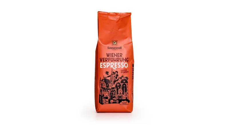Espresso Kaffee ganze Bohne Wiener Verführung®, Packung