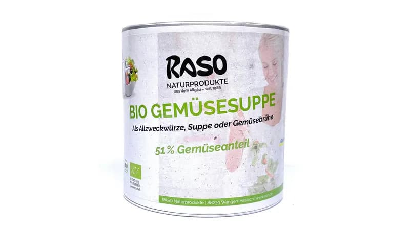 Bio Gemüsebrühe salzreduziert  von Raso Naturprodukte Max Baumann Gallerie Bild 1