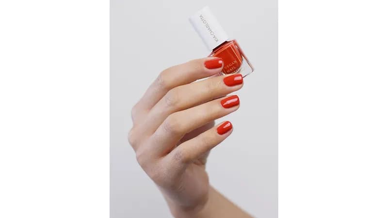 Kia-Charlotta I VEGANER Nagellack, I Can (Klassisches Rot), Bis zu 87% natürlich, 100% pflanzliche Lösungsmittel, Zertifiziert Vegan, Made in Germany, Premium Qualität, 5ml von tvey GmbH Gallerie Bild 2