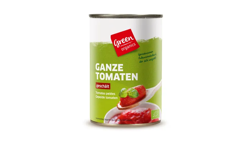 Ganze Tomaten geschält