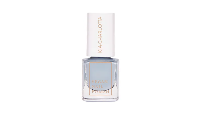 TESTER: Kia-Charlotta, Veganer Nagellack Bloom From Within (Dunkelgrau), Bis zu 87% natürlich, 100% pflanzliche Lösungsmittel, Zertifiziert Vegan, Made in Germany, Premium Qualität, 5ml