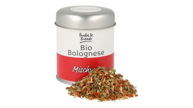 Bio Bolognese Gewürz 50g in der Streudose von foodie & friends Gallerie Bild 1