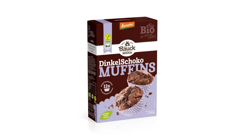 Dinkel Muffins Schoko Demeter