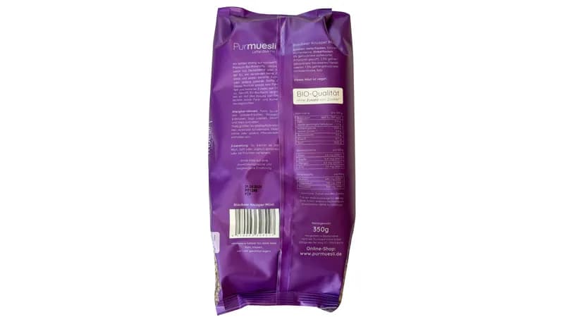 Bio Müsli Blaubeer Knusper von Purmuesli Food GmbH Gallerie Bild 2