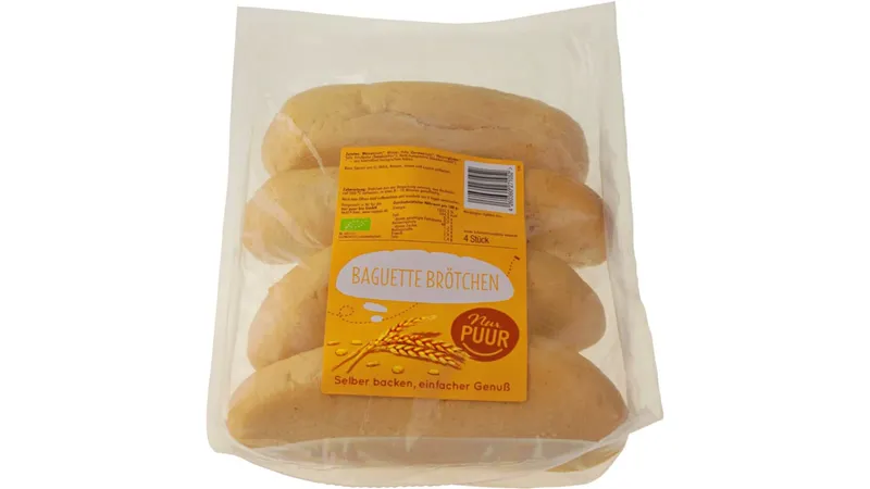 Baguette Brötchen, 4 Stück