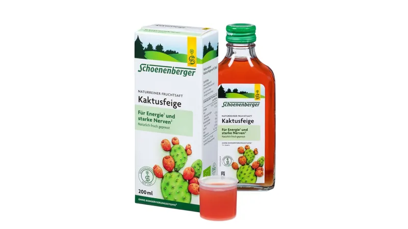 Kaktusfeige, Naturreiner Fruchtsaft bio