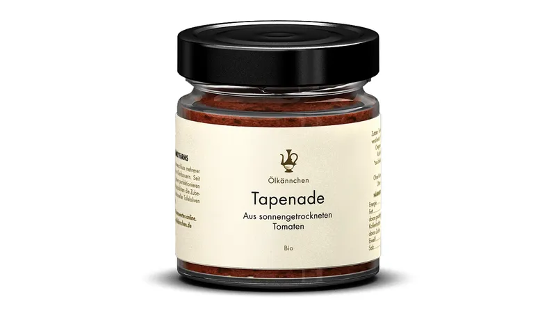 Ölkännchen Tapenade aus sonnengetrockneten Tomaten, mit Olivenöl, GR 190g-Glas Gallerie Bild 1