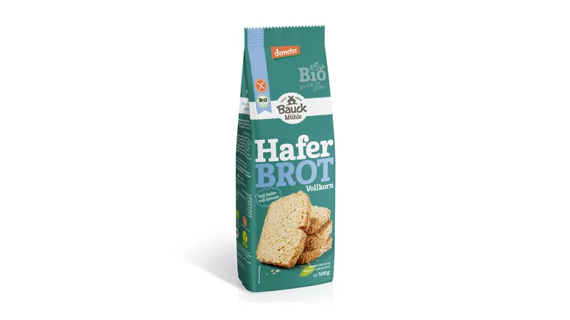 Haferbrot Vollkorn glutenfrei Demeter