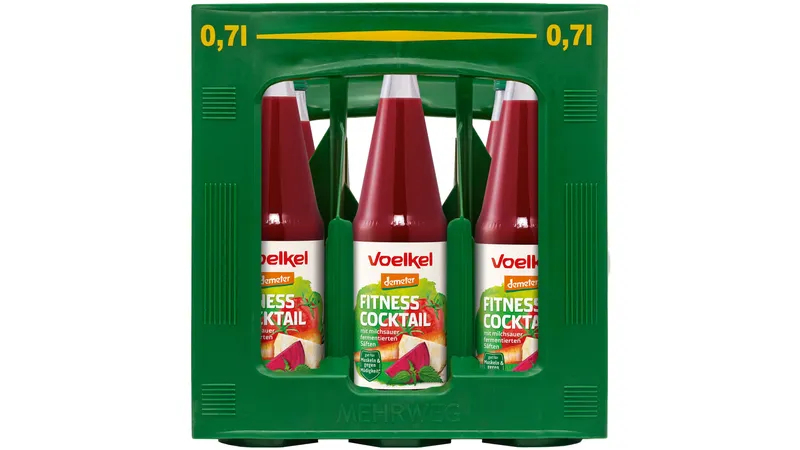 Fitness Cocktail mit milchsauer fermentierten Säften