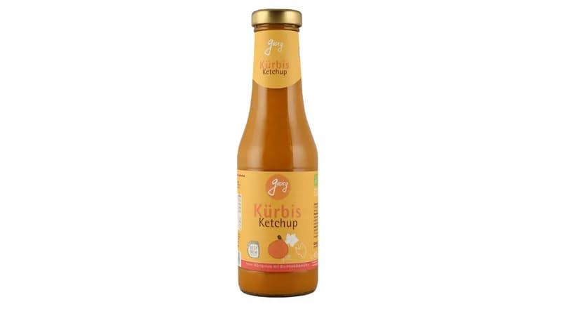 Kürbis-Ketchup Bio mit Hokkaidokürbis, ohne Tomate, vegan, weniger Zucker von Georgs Bio-Bauern Gallerie Bild 1