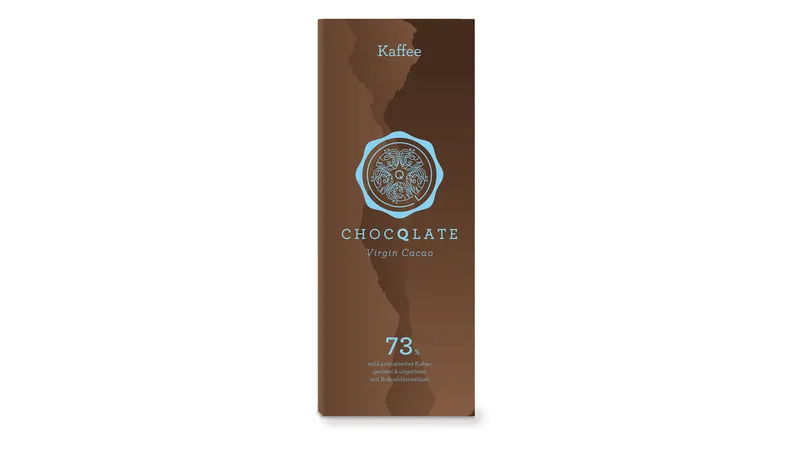 Virgin Cacao Schokolade Kaffee, 73% Kakao, 75g von TrustFood GmbH Gallerie Bild 1