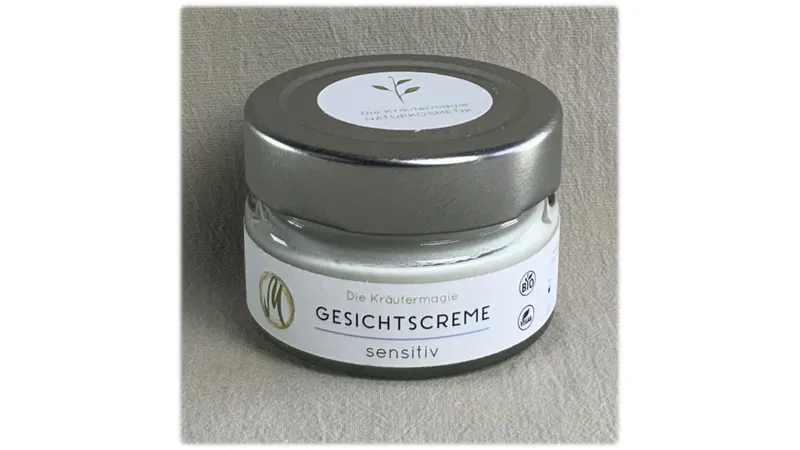 Gesichtscreme Sensitiv von dieKräutermagie.de