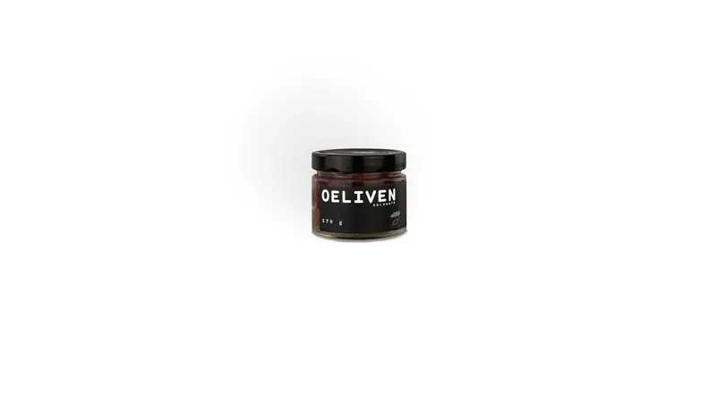 OELIVEN - biozertifizierte Kalamata-Oliven ( 100% ). Veredelt mit nativem sortenreinem selbsterzeugtem biozertifiziertem Koroneiki-Olivenöl extra, Meersalz, Essig und Oregano. von OEL-Berlin Gallerie Bild 1