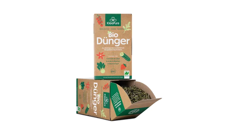 KleePura BioDünger aus 100% Bio-Klee und Bio-Luzerne (Naturland)