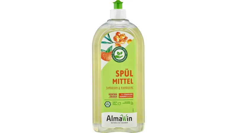 Spülmittel Sanddorn & Man von AlmaWin Reinigungskonzentrate GmbH