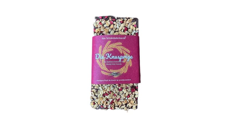 "Die Knusprige" Bio-Zartbitterschokolade mit Granola Gallerie Bild 1