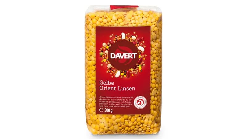 Gelbe Orient Linsen 500g