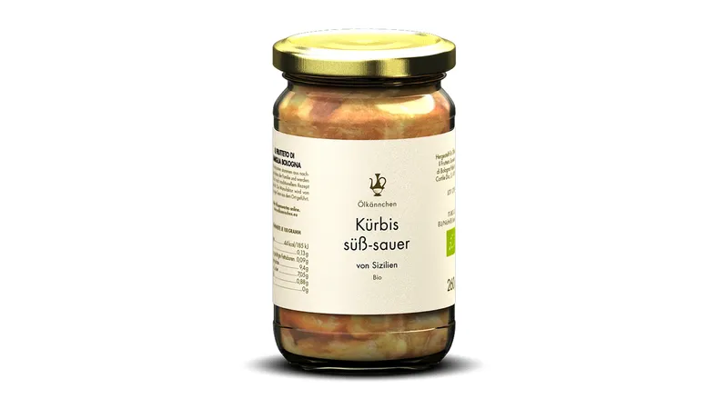 Ölkännchen Kürbis süß-sauer, Sizilien IT 250g Gallerie Bild 1