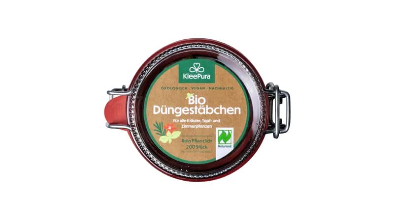 KleePura BioDüngestäbchen aus 100% Bio-Klee und Bio-Luzerne (Naturland)