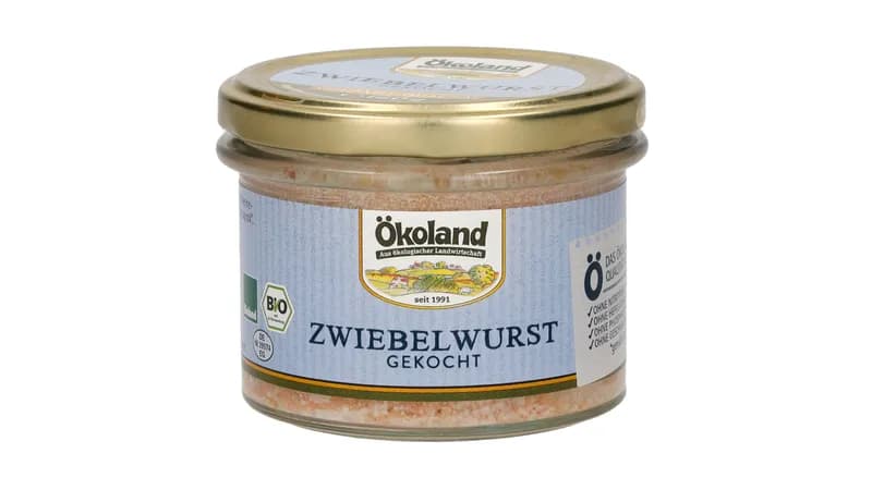 Zwiebelwurst gekocht in Gourmet-Qualität