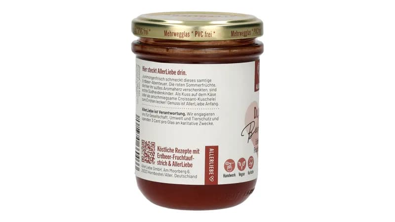 ALLERLIEBE Erdbeer-Fruchtaufstrich 210 g von Allerliebe  Gallerie Bild 2