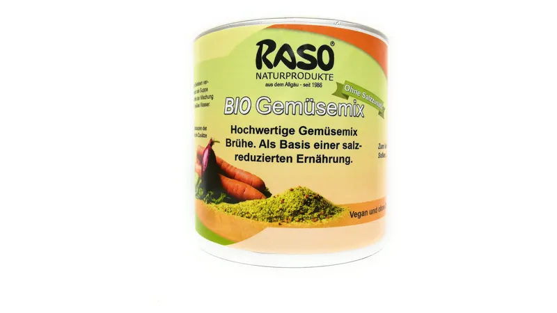 Bio Gemüsemix ohne Salzzusatz von Raso Naturprodukte Max Baumann Gallerie Bild 1