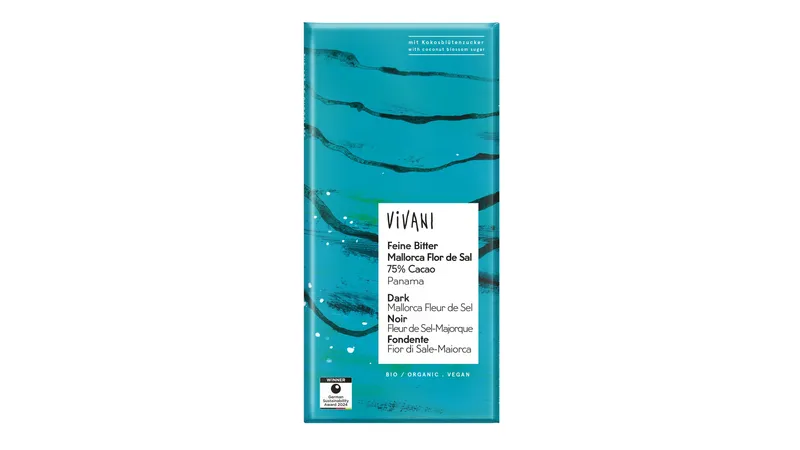 Vivani - Feine Bitter Mallorca Flor de Sal 75% Cacao Panama Gallerie Bild 1