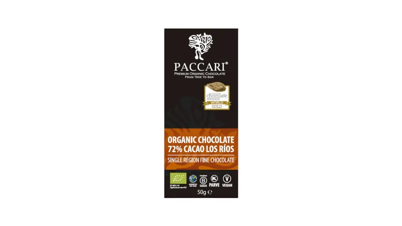 Bio Schokolade Los Ríos, 72% Kakao von PACCARI Schokolade Gallerie Bild 1