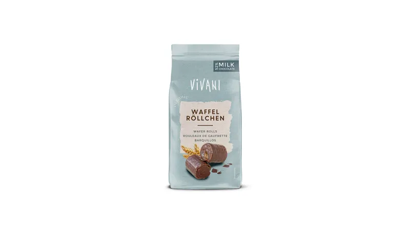 Vivani - Waffel Röllchen mit Vollmilch Schokolade von FineLand GmbH Gallerie Bild 1