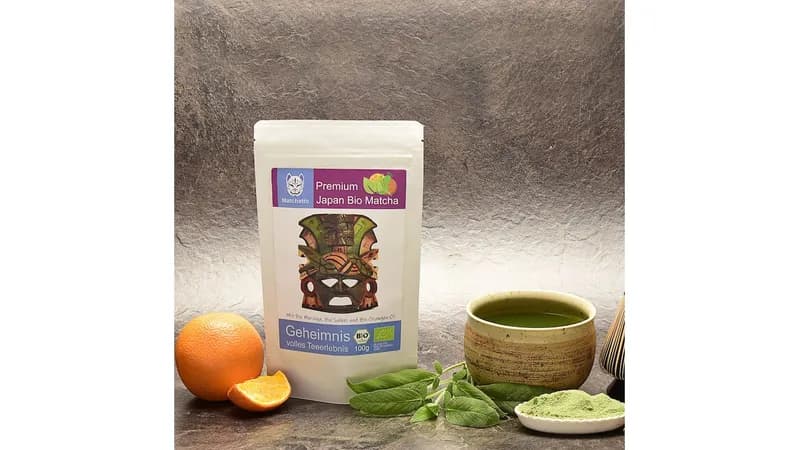 Matcha Tee Moringa & Salbei mit Orange Bio 100g von Matchatto GmbH Gallerie Bild 2
