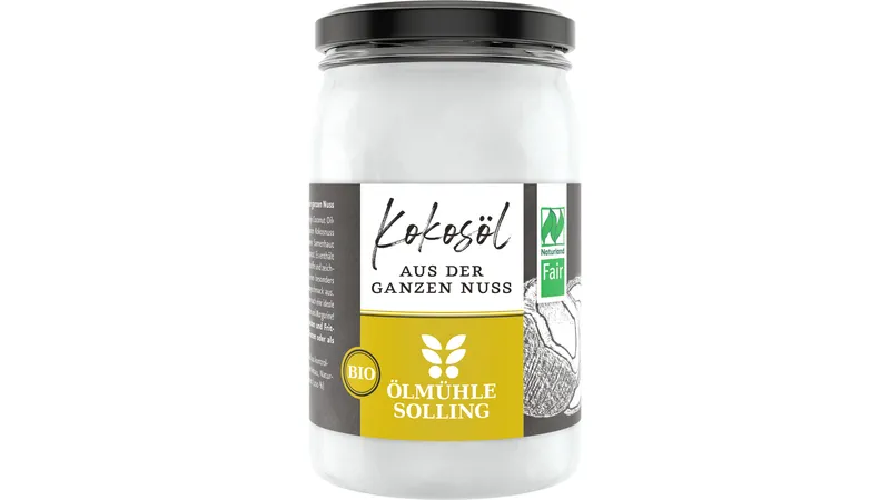 Kokosöl nativ, Naturland Fair, aus der ganzen Nuss 250 ml von Ölmühle Solling Gallerie Bild 1