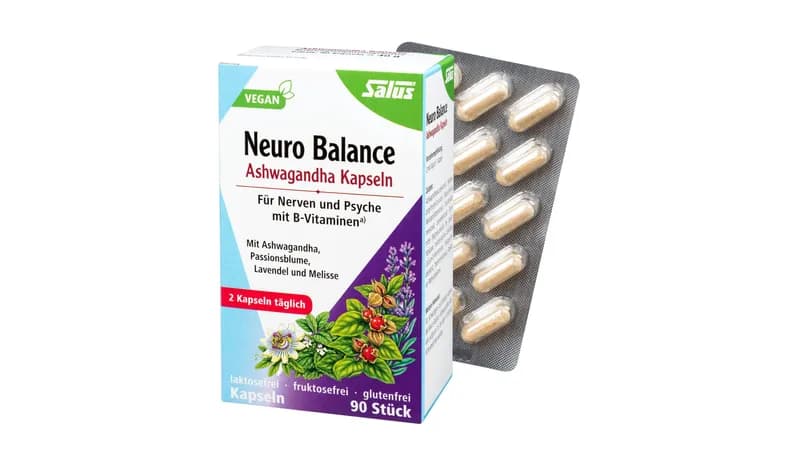 Neuro Balance Ashwagandha Kapseln 90 Stk von Herbaria Kräuterparadies GmbH