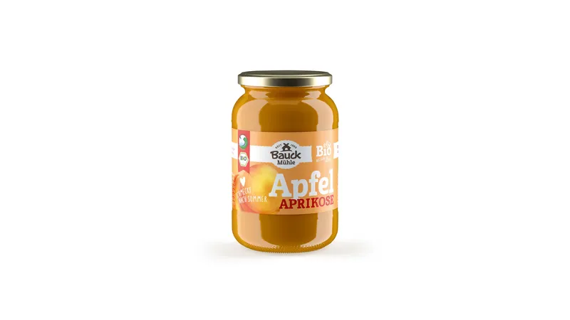 Apfel-Aprikosenmus gesüßt Bio