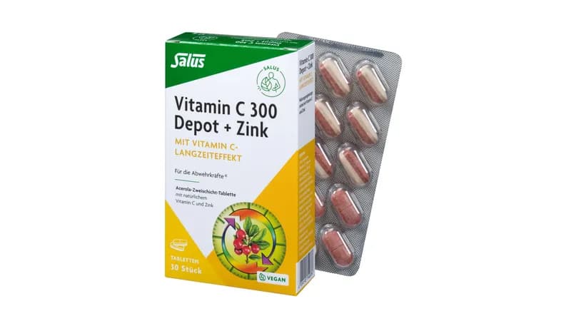 Vitamin C 300 Depot + Zink 30 Tabletten