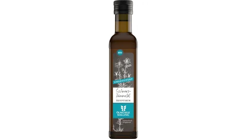 Schwarzkümmelöl ägyptisch ungefiltert EG-Bio 250 ml von Ölmühle Solling Gallerie Bild 1