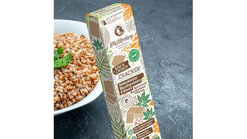 BIO Rohkost-Gemüse - Cracker - Gekeimter Buchweizen & Hanf - Raw & Crunch von Elly Momberg Gallerie Bild 1