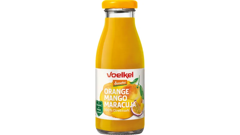 Orange Mango Maracuja 100% Direktsaft von Voelkel GmbH