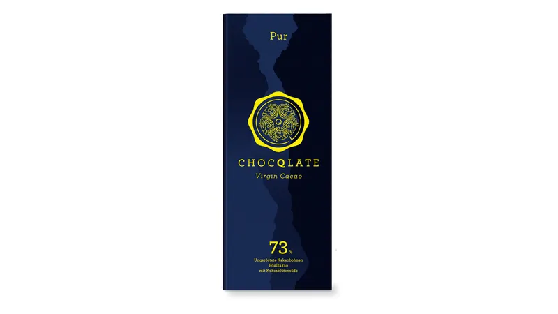 Virgin Cacao Schokolade Pur 73% Kakao, 75g von TrustFood GmbH Gallerie Bild 1