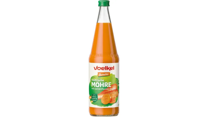 Feldfrische Möhre mit samenfesten Sorten