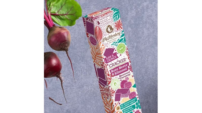 BIO Rohkost-Cracker - Rote Beete & Kümmel - Raw & Crunch von Elly Momberg Gallerie Bild 1