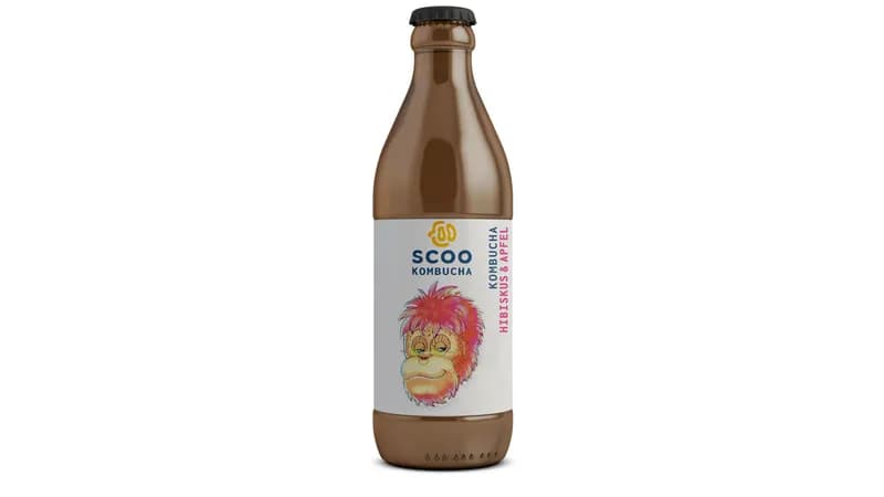 Scoo Kombucha Hibiskus & Apfel von Scoo Brewery GmbH Gallerie Bild 1