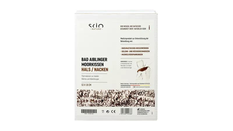 Scio Bad Aiblinger Moorkissen Hals-Nacken 53x18cm Gallerie Bild 1