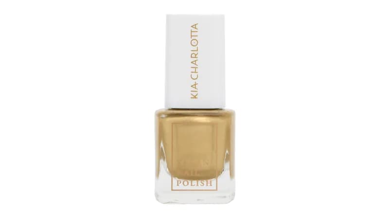 Kia-Charlotta I VEGANER Nagellack I Golden Glamour I Sandiges Gold I TIERVERSUCHSFREI und MADE IN GERMANY I Premium Qualität I 5ml von tvey GmbH Gallerie Bild 1