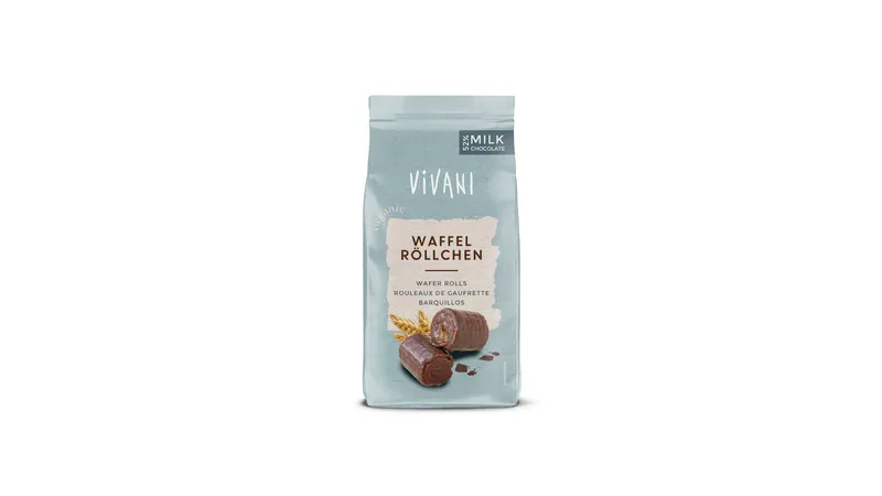 Vivani - Waffel Röllchen mit Vollmilch Schokolade von FineLand GmbH Gallerie Bild 3