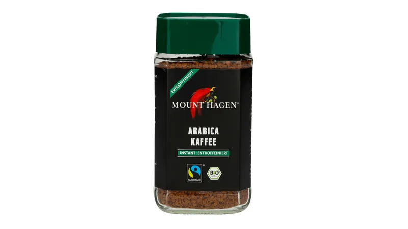 löslicher Arabica Kaffee, entkoffeiniert