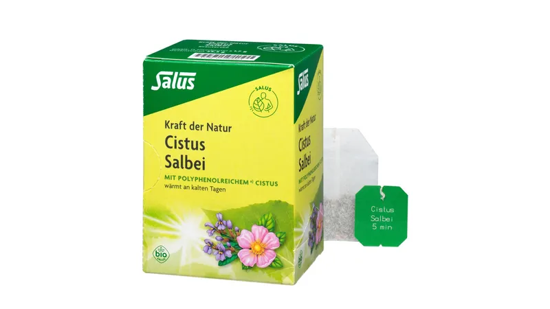 Salus® Cistus Salbei Kräutertee bio 15 FB von Herbaria Kräuterparadies GmbH