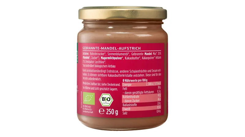 Almond Cream Gebrannte Mandel Aufstrich 5x250g